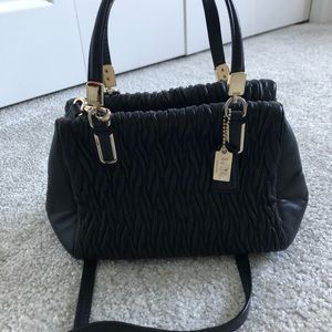 Coach Madison twisted leather bag
